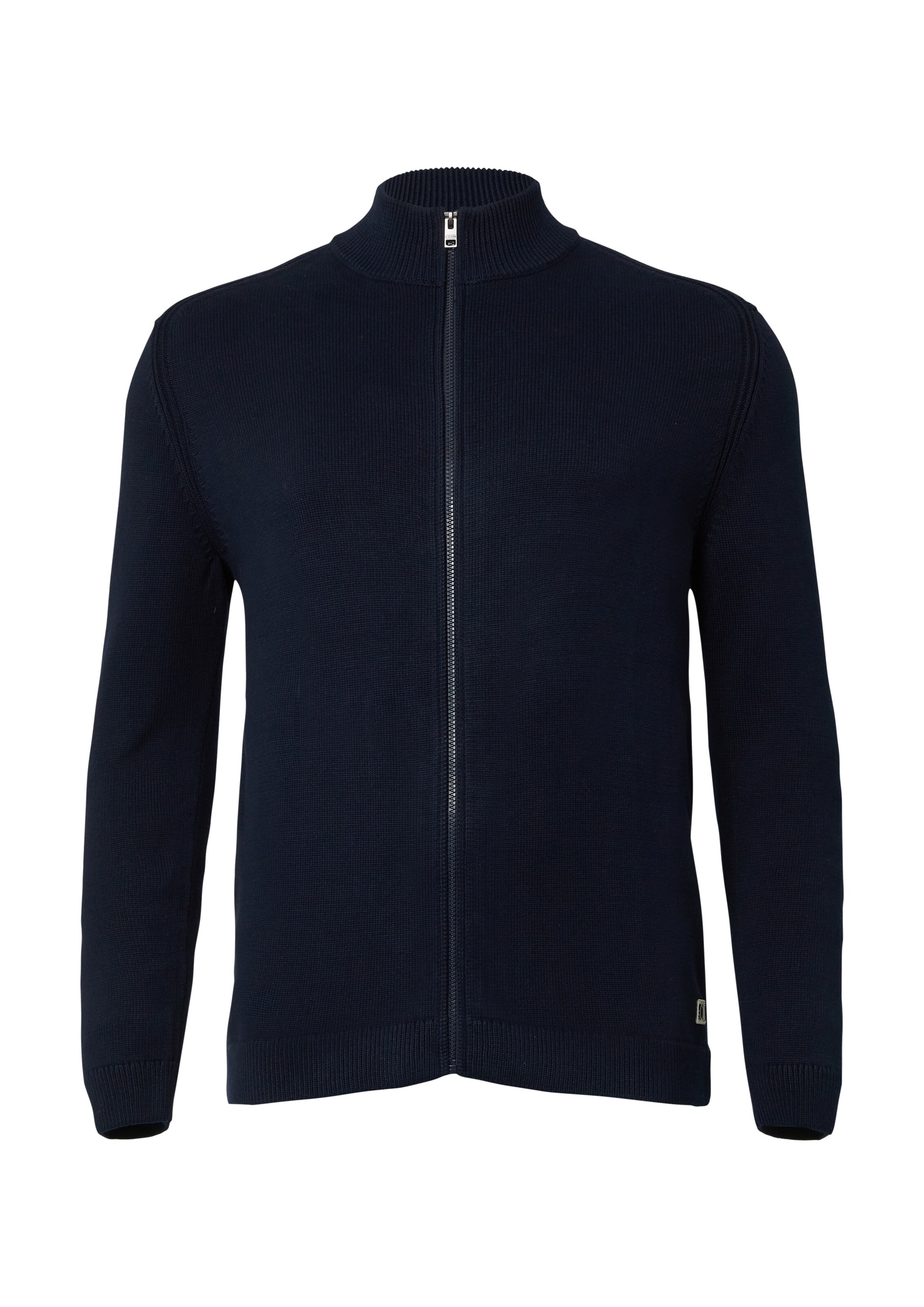 s.Oliver Men Big Sizes Strickjacke in Blau: Vorderseite