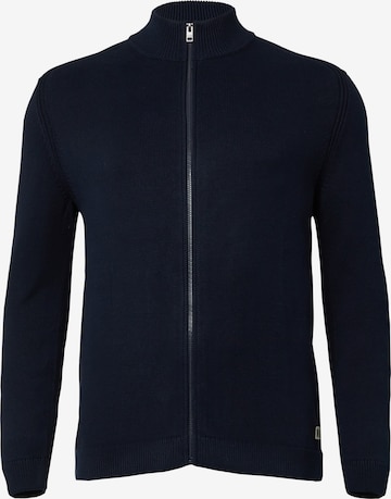 s.Oliver Gebreid vest in Blauw: voorkant