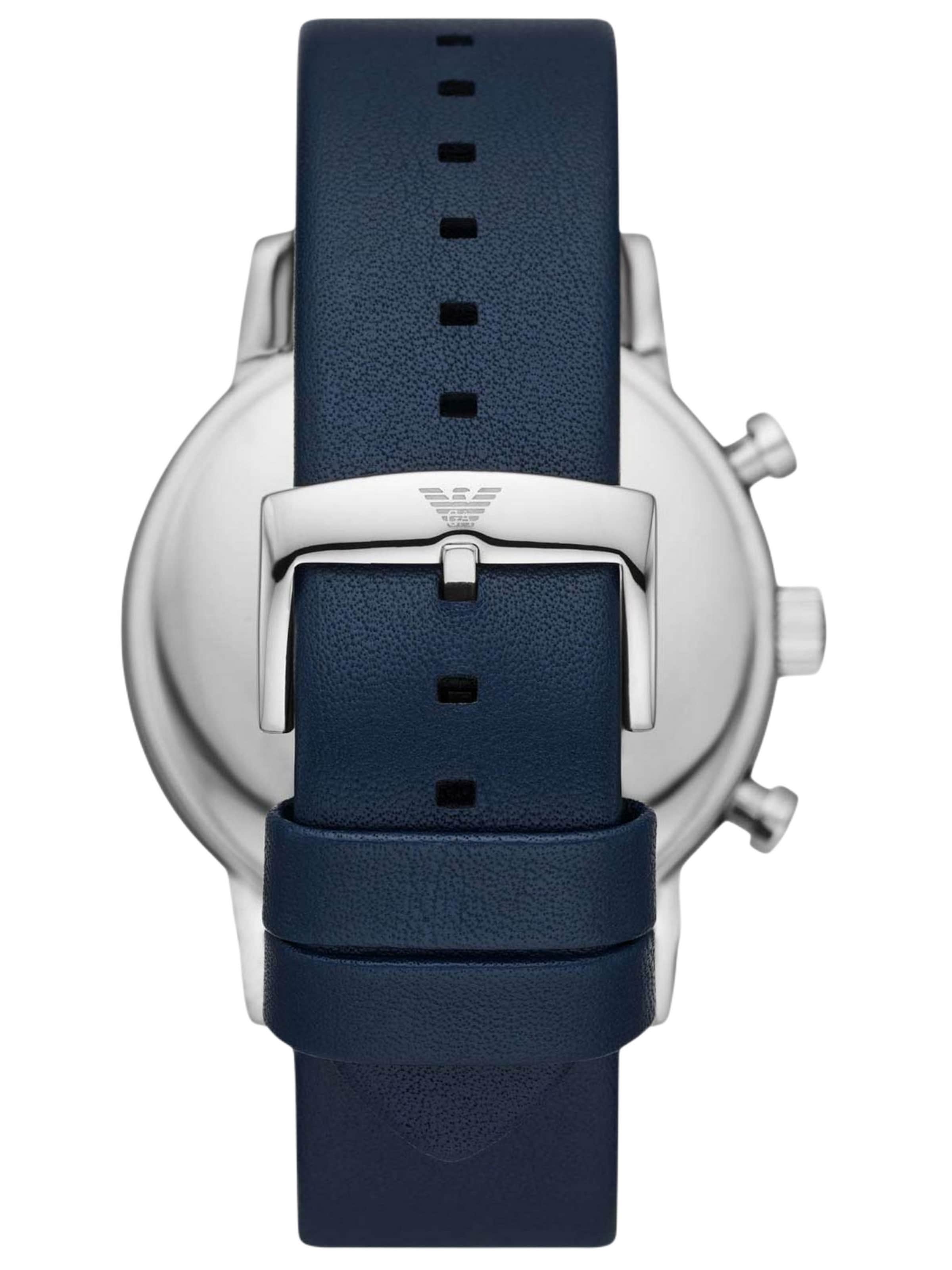 Montre à affichage analogique 'Luigi' Emporio Armani en bleu
