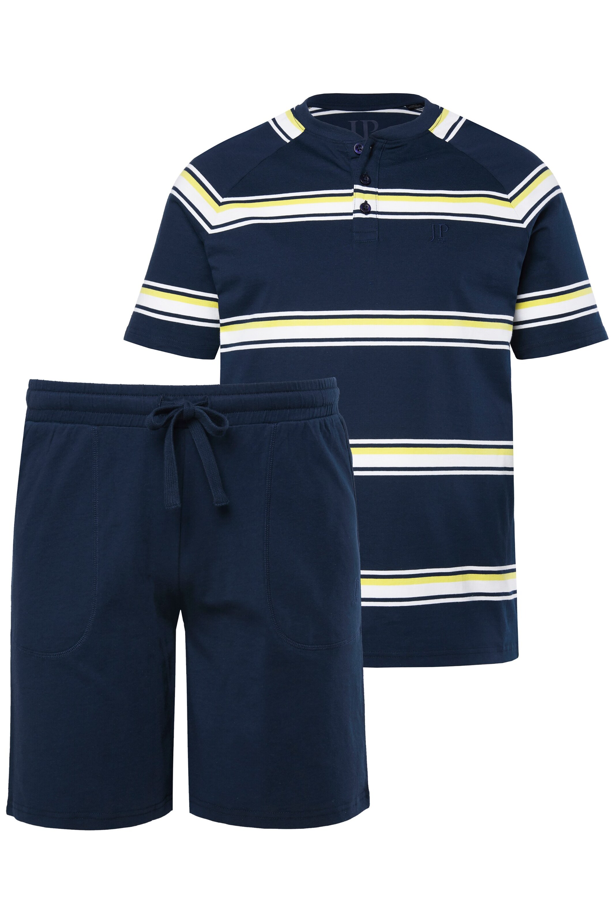 JP1880 Pyjama lang in Blauw: voorkant