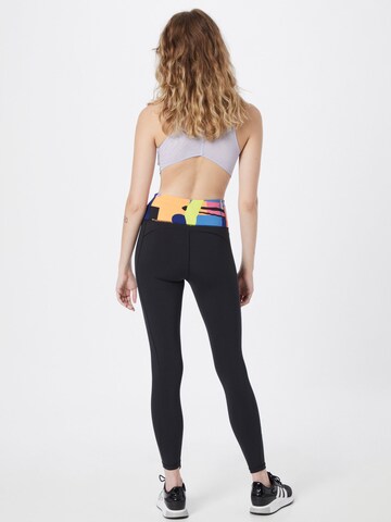 Skinny Pantaloni sport 'Love Unites Believe' de la ADIDAS SPORTSWEAR pe negru