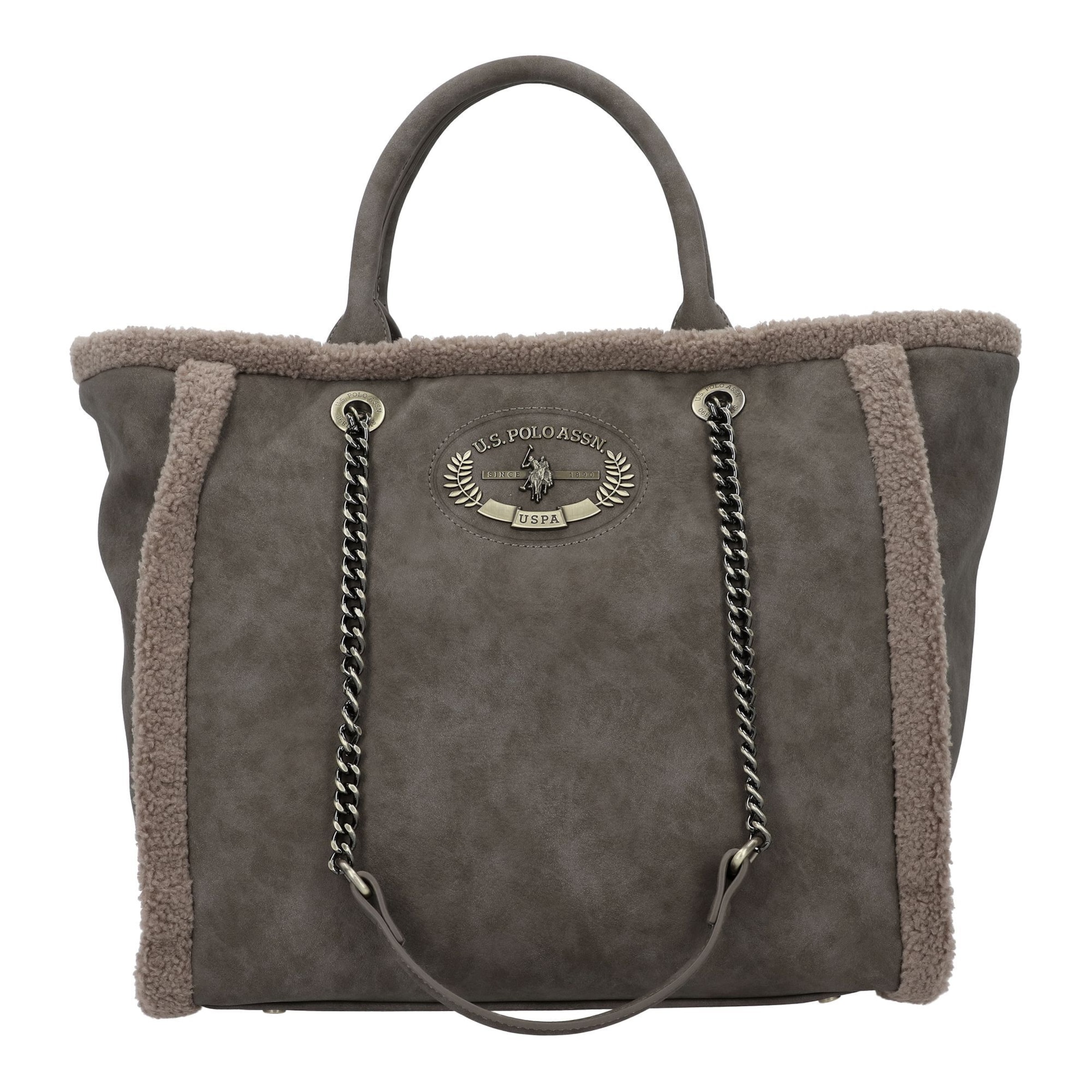 Cabas 'Holly' U.S. POLO ASSN. en gris : devant