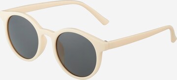 Lunettes de soleil 'BINE' Pieces Kids en blanc : devant