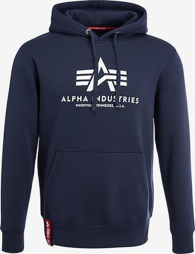S dydžio Megztinis be užsegimo 'Basic' iš ALPHA INDUSTRIES, spalva – tamsiai mėlyna, Prekių apžvalga
