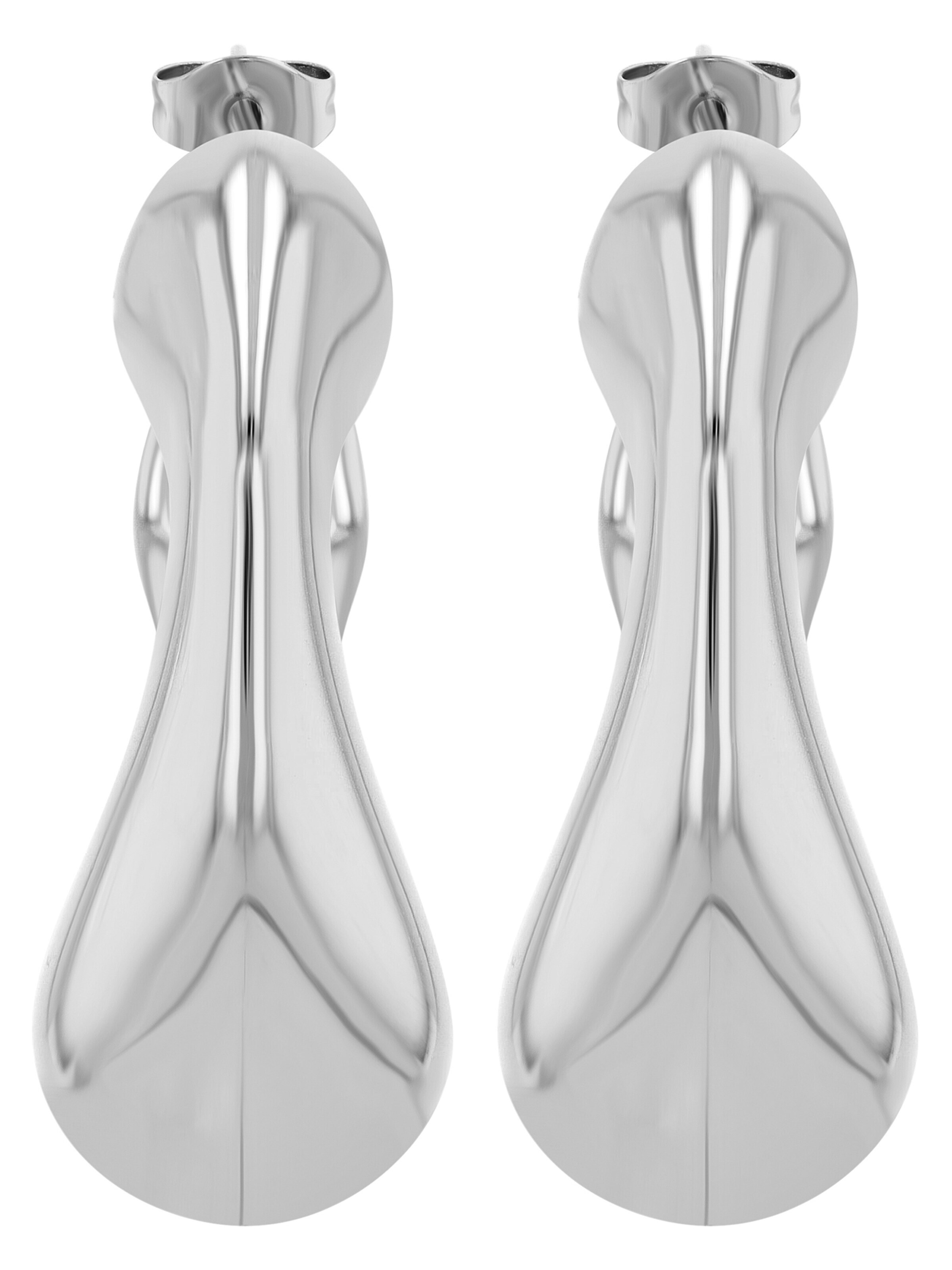 Akzent Earrings 'wasserfest' in Silver