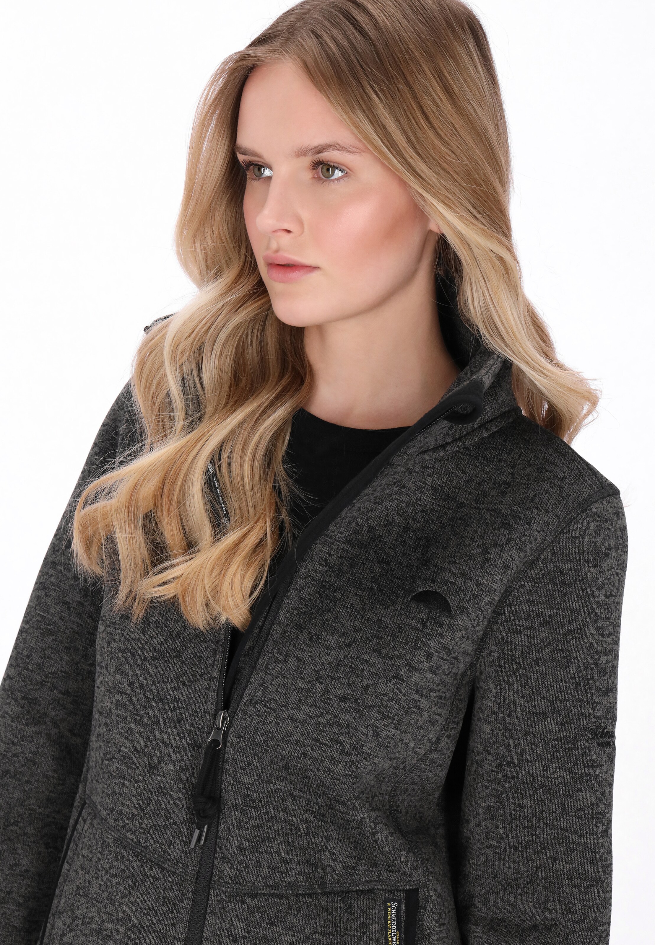 Schmuddelwedda Knit Cardigan in Grey