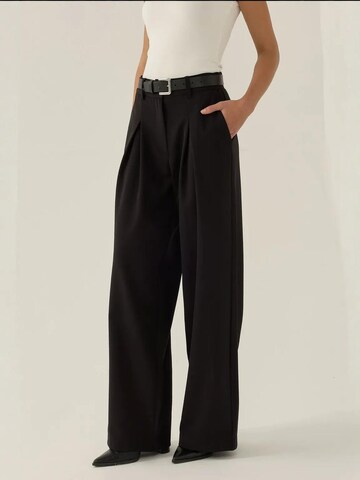 Hiccup Wide Leg Hose in Schwarz