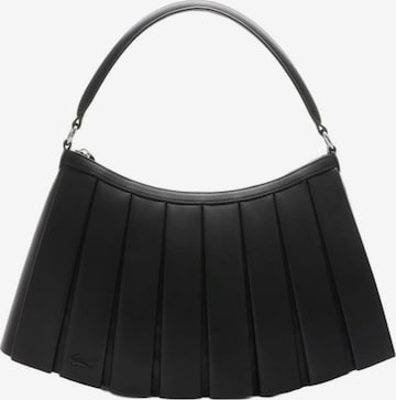 LACOSTE - Bolso de mano 'Lenglen' en negro: frente