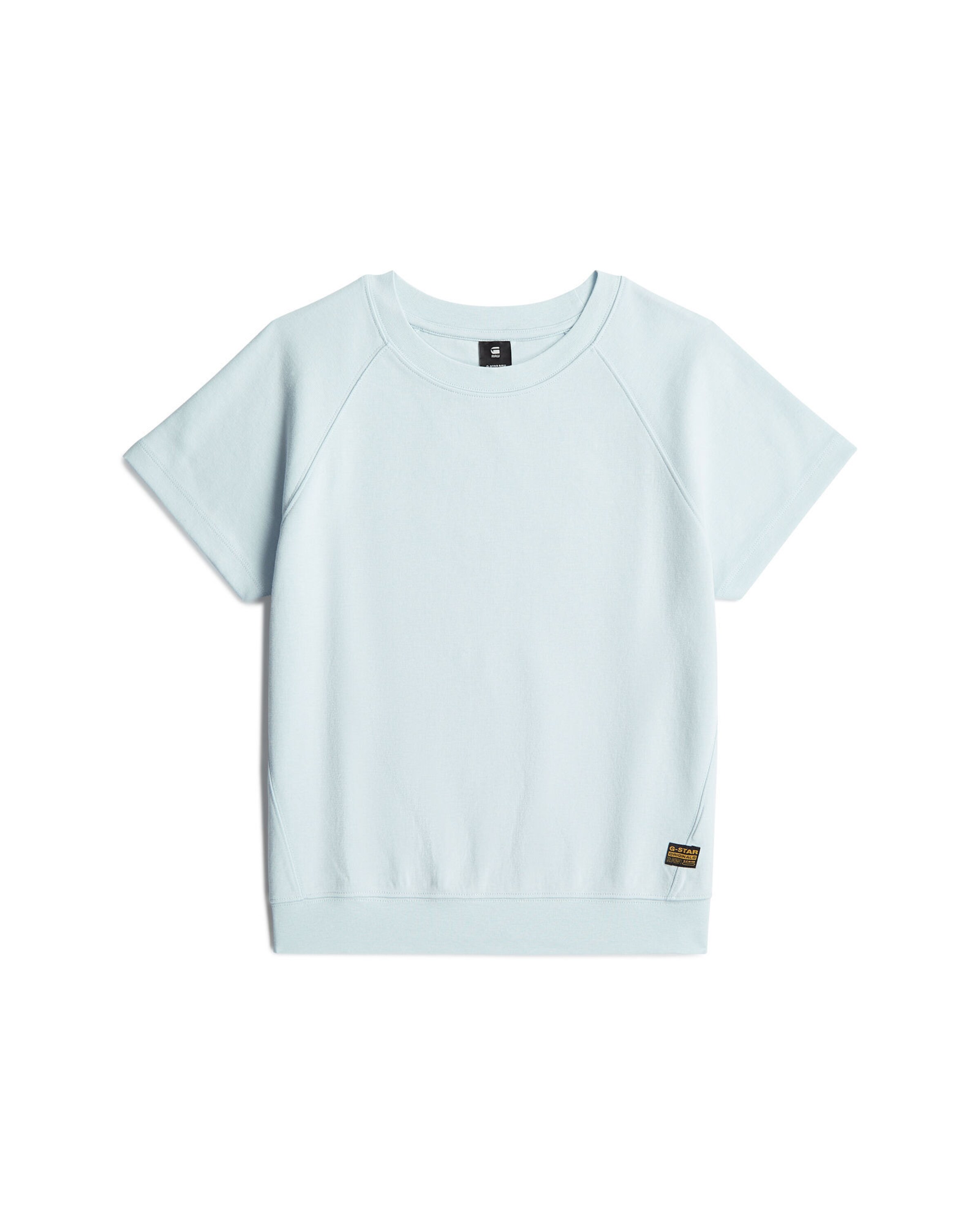 G-STAR T-shirt en bleu clair / jaune / noir, Vue avec produit