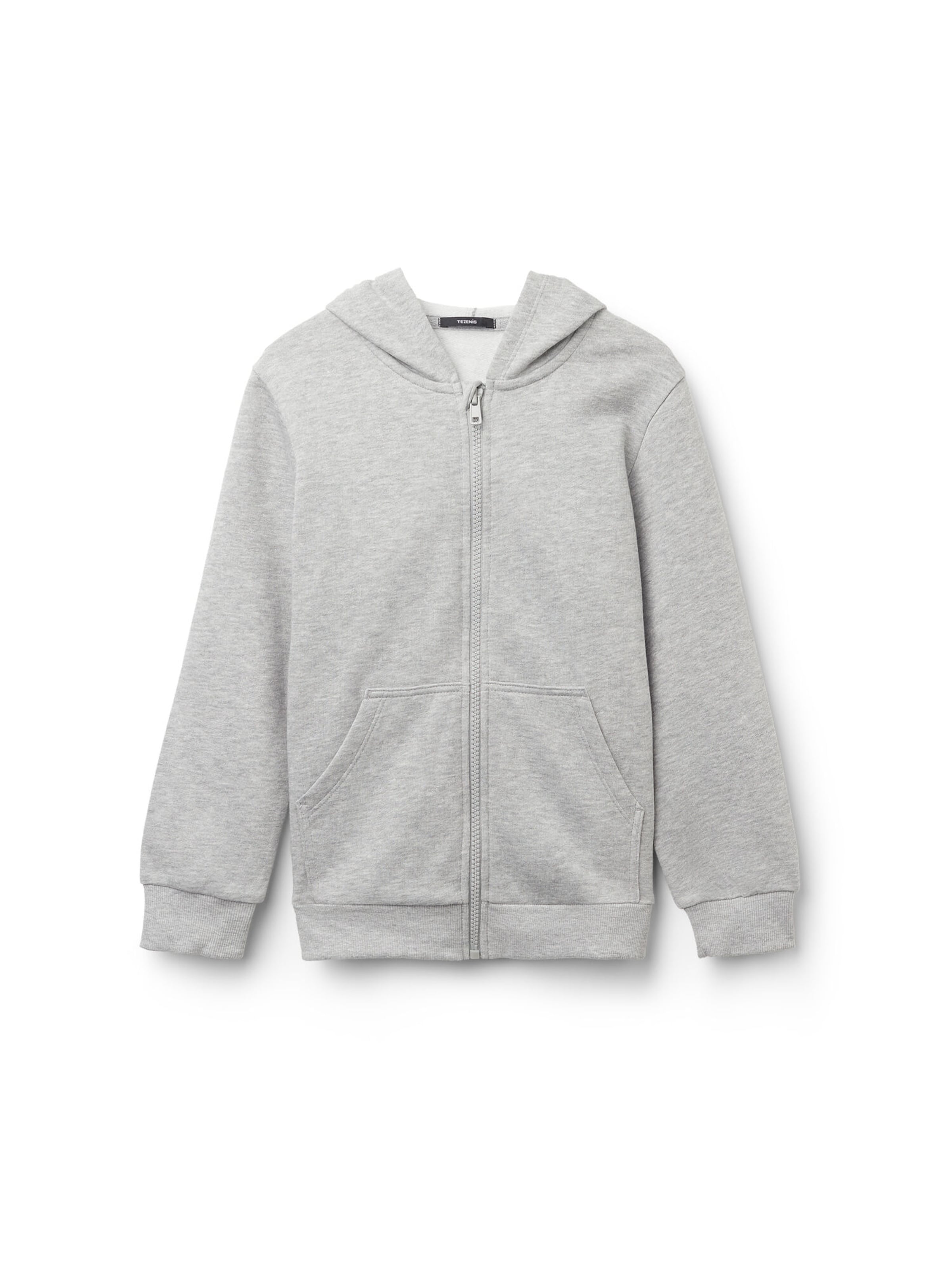 Tezenis Zip-Up Hoodie in Grey: front
