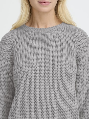 Oxmo - Pullover 'Oxedna Oneck' em cinzento