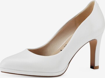 TAMARIS - Zapatos con plataforma en blanco: frente