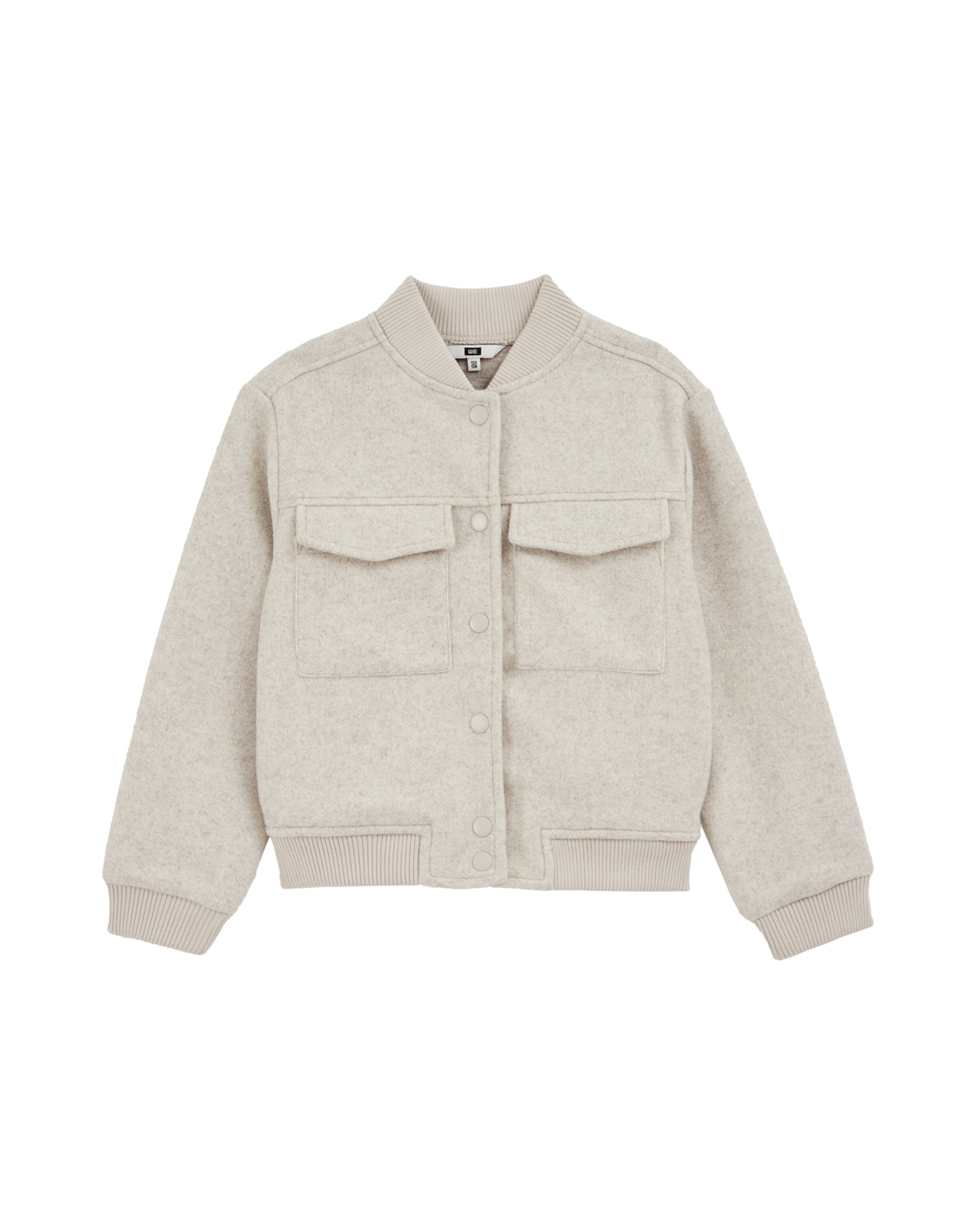 smėlio WE Fashion Demisezoninė striukė: priekis