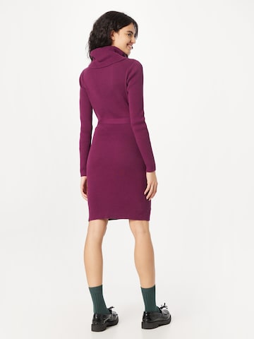 Ragwear Pletena obleka 'MIYYA' | vijolična barva