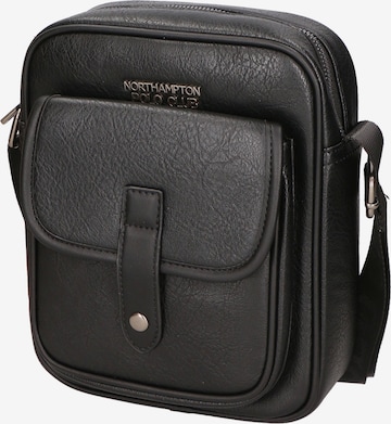 Northampton Polo Club Umhängetasche in Schwarz: Vorderseite