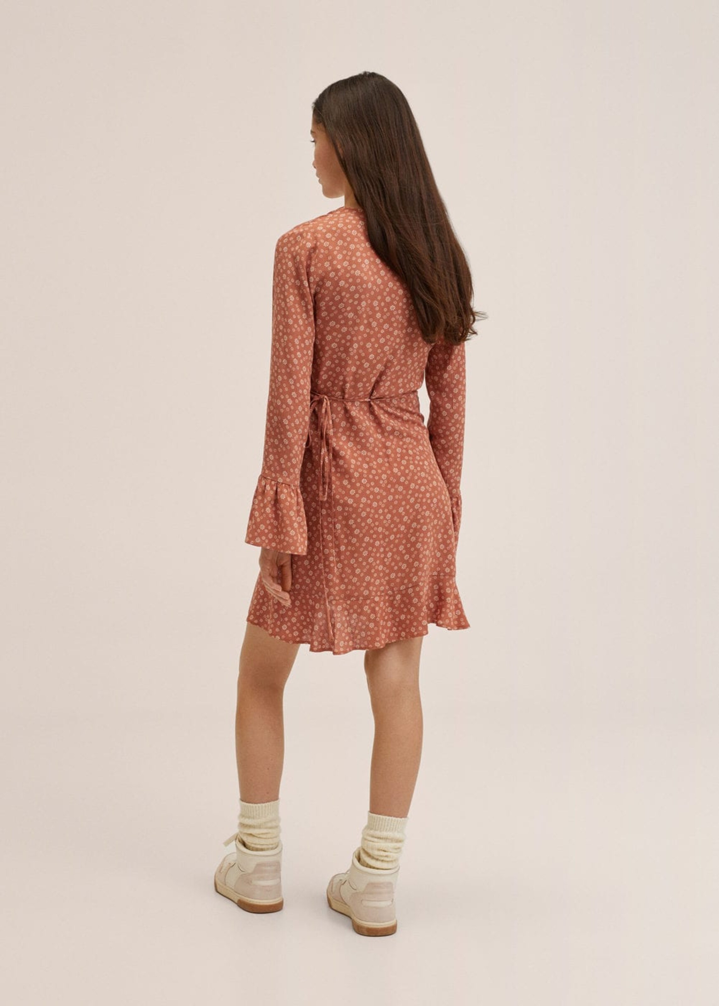 Kinder Teens (Gr. 140-176) MANGO TEEN Kleid 'Sunset' in Dunkelorange - RF77042 Kinder Teens (Gr. 140-176) MANGO TEEN Kleid 'Sunset' in Dunkelorange - RF77042