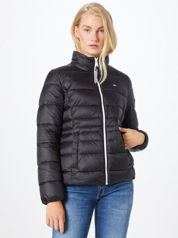 Tommy Jeans Between-Season Jacket in Black: front