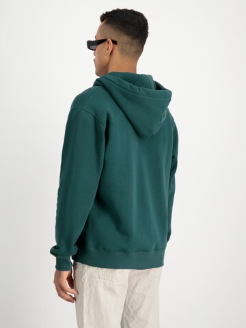 ALPHA INDUSTRIES Sweat jacket in Green