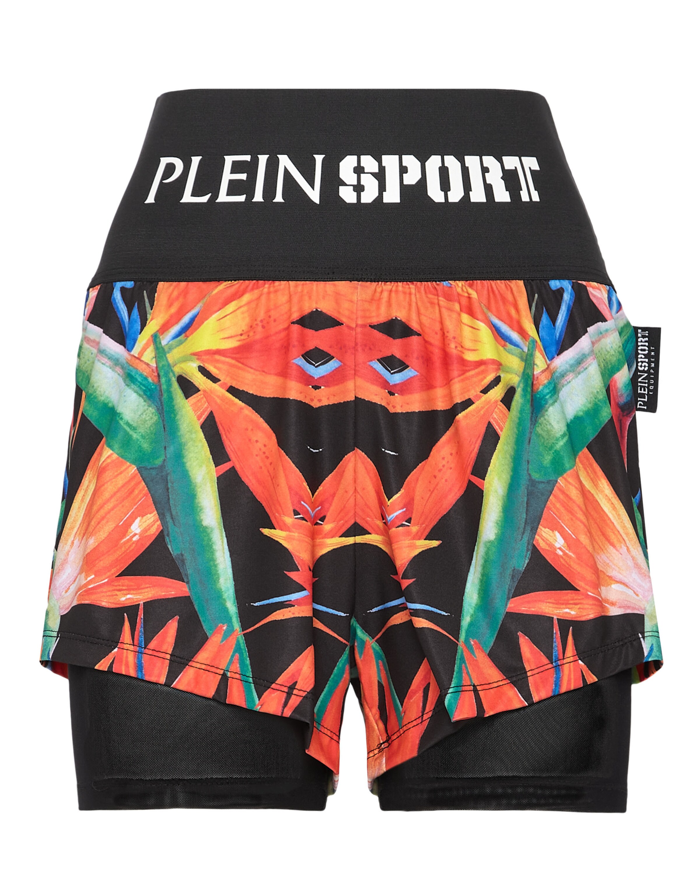 Pantaloni sportivi di Plein Sport in nero: frontale