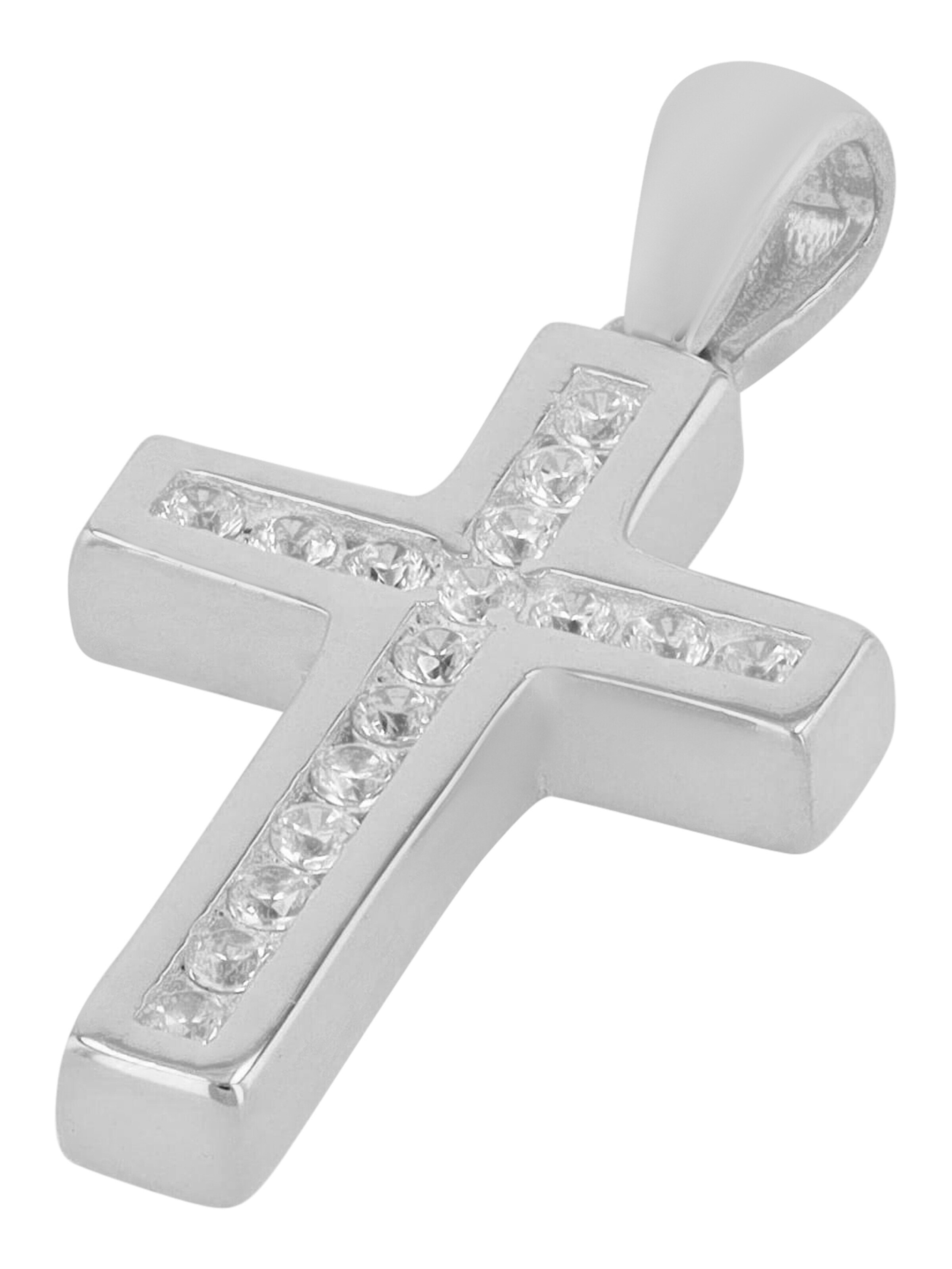 Akzent Pendant '"Uaan" aus 925 Sterlingsilber, rhodiniert, langlebig' in Silver