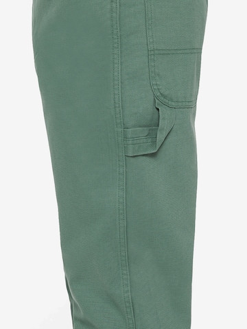 DICKIES - Regular Calças cargo 'CARPENTER' em verde