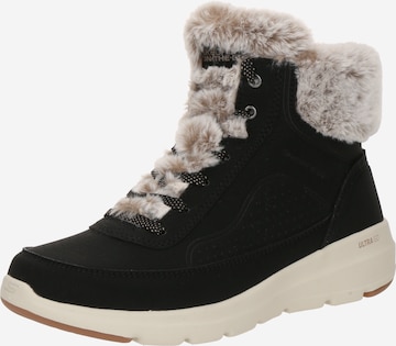 SKECHERSČizmice 'Glacial Ultra' - crna boja: prednji dio