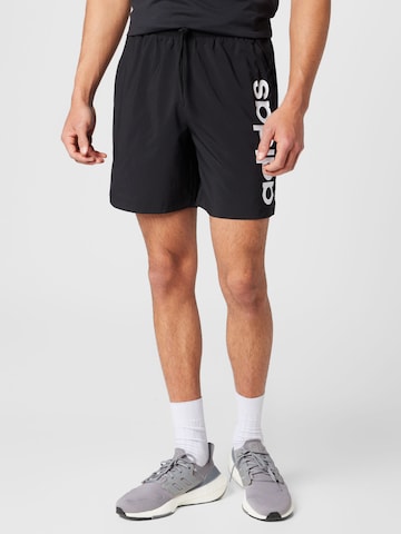 ADIDAS SPORTSWEAR Regular Sportshorts 'Aeroready Essentials Chelsea Linear Logo' in Schwarz: predná strana