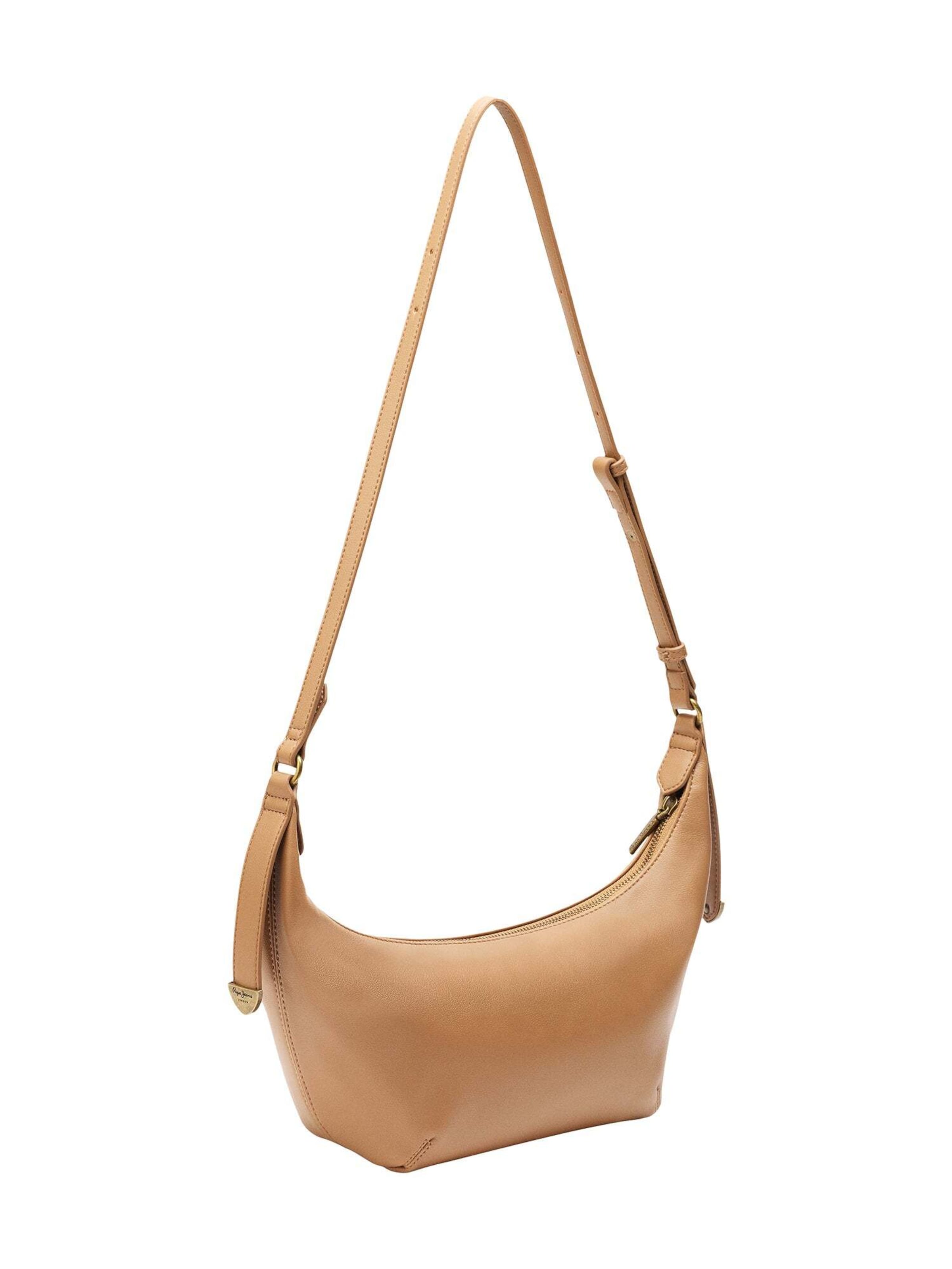 Pepe Jeans Schultertasche 'Ines' in Braun