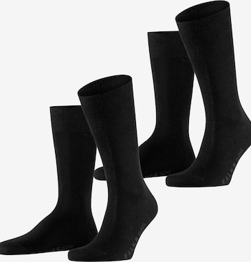 FALKE Socken 'Swing 2-Pack' in Schwarz: Vorderseite