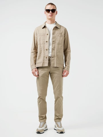 Regular fit Camicia 'Eric' di J.Lindeberg in beige