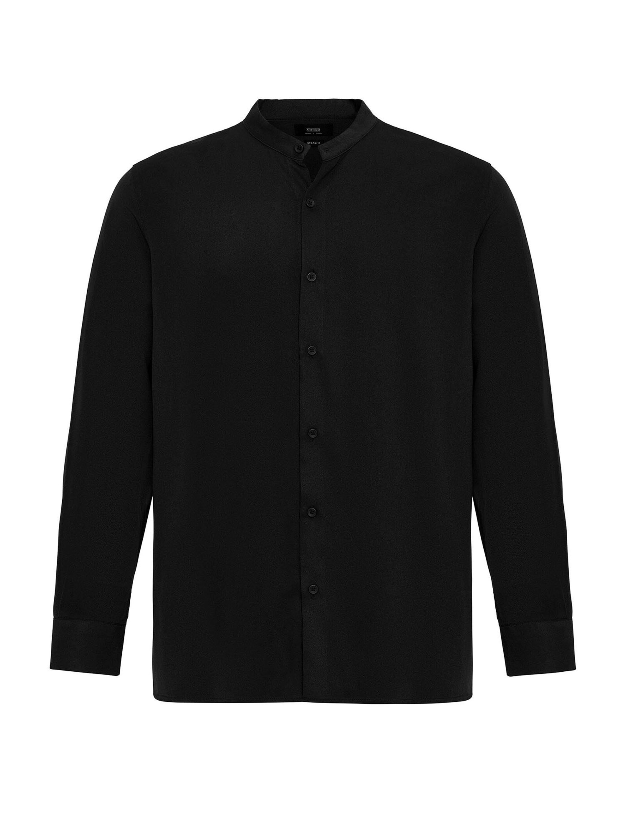 Antioch Regular fit Πουκάμισο σε μαύρο: μπροστά