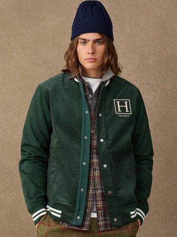 Giacca di felpa 'Heritage H Varsity' di Hackett London in verde