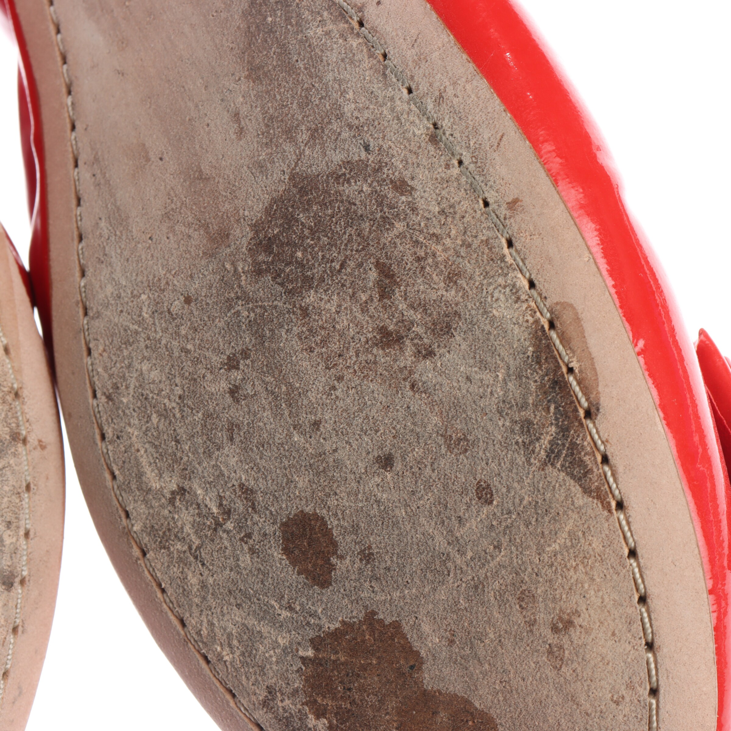 PRADA Halbschuhe 38 in Rot