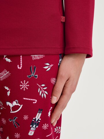 CALIDA Pyjama 'Family & Friends' in Rood