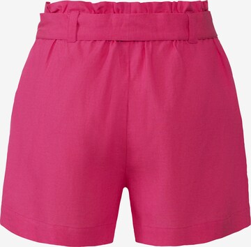 LASCANA Loosefit Kalhoty s puky – pink