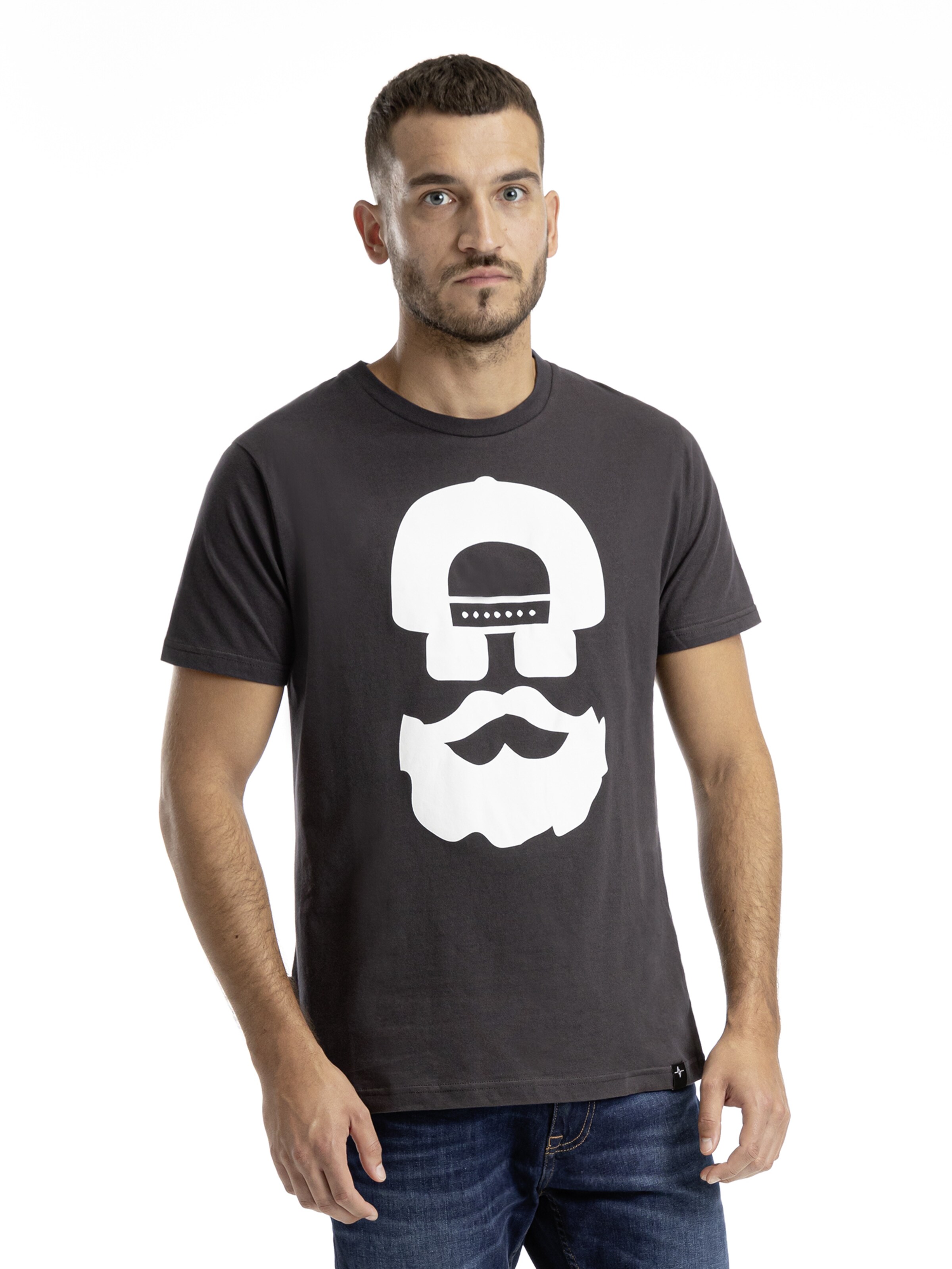 SPITZBUB Shirt 'Alfred' in Black: front