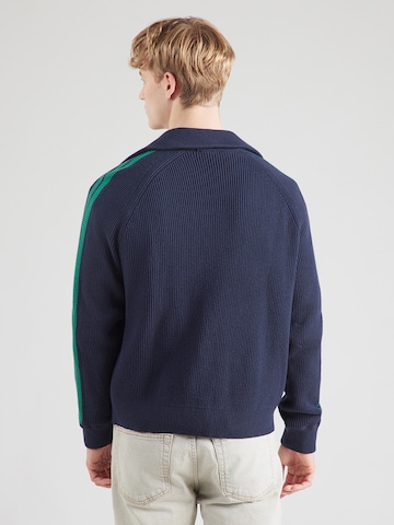 Calvin Klein Jeans Kampsun, värv sinine: tagant vaates