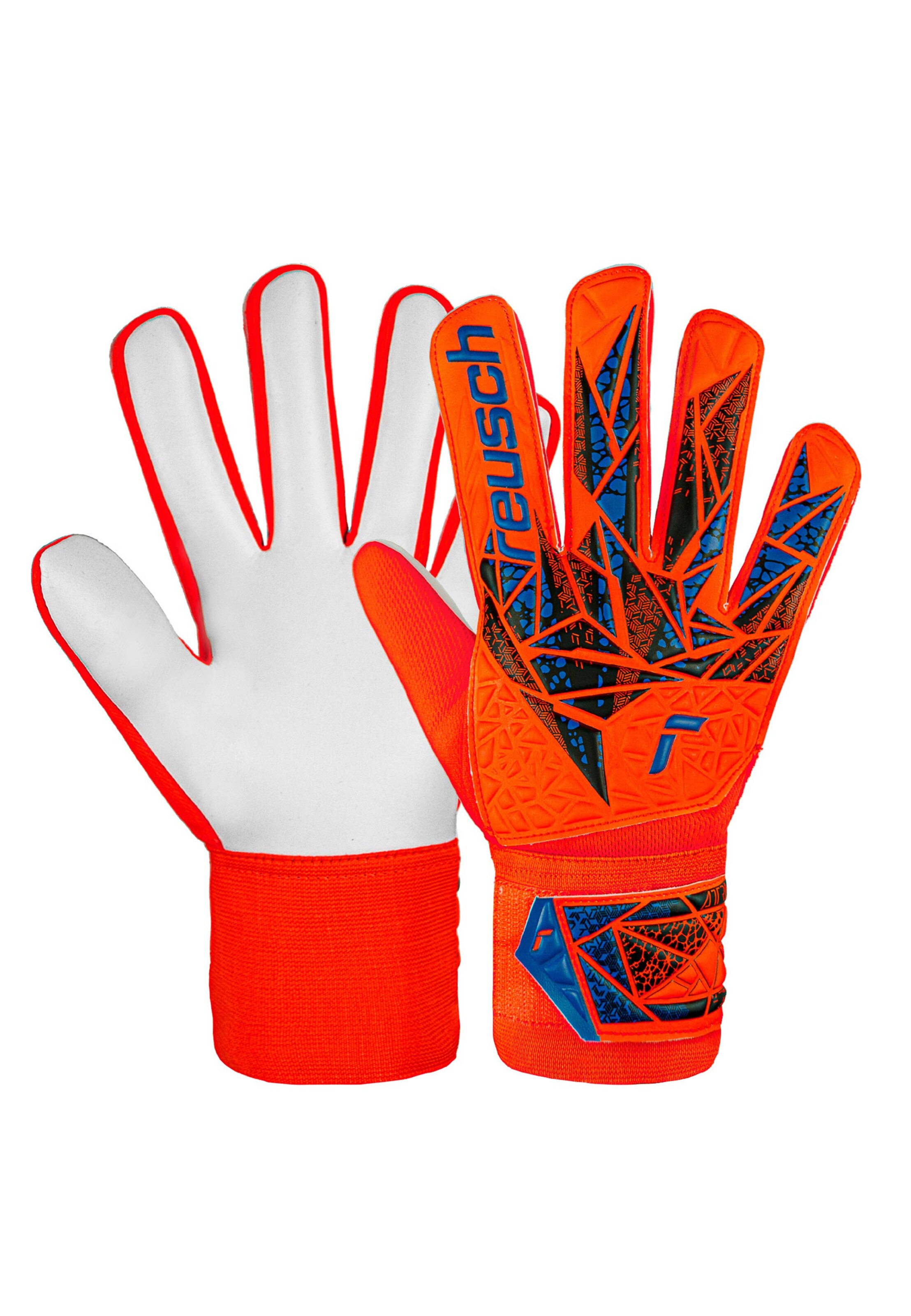 REUSCH Sports gloves 'Attrakt Starter Solid' in Orange: front