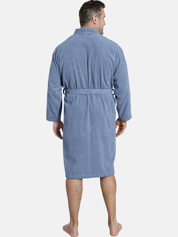 Charles Colby Long Bathrobe in Blue