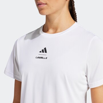 ADIDAS PERFORMANCE - Top deportivo 'Les Mills' en blanco