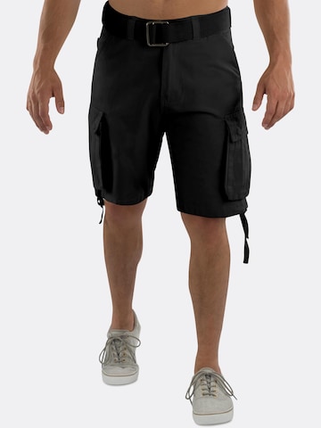 normani Regular Outdoor Pants 'Kalahari' in Black: front