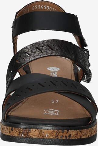 REMONTE Strap Sandals in Black