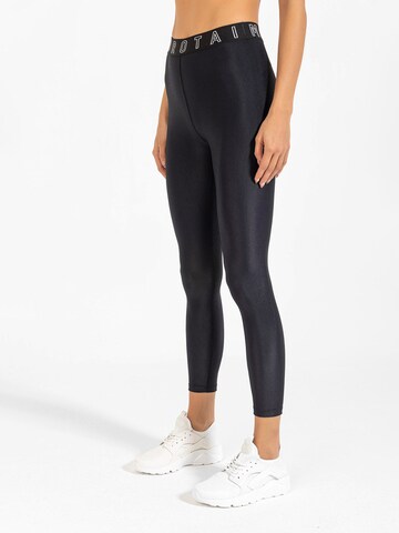 MOROTAI Slimfit Sportbroek 'ENERGY' in Zwart