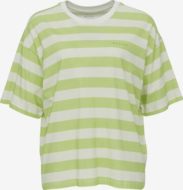 mazine Shirt ' Ravi T ' in Green: front