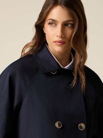 Cappotto di mezza stagione di oltre in blu