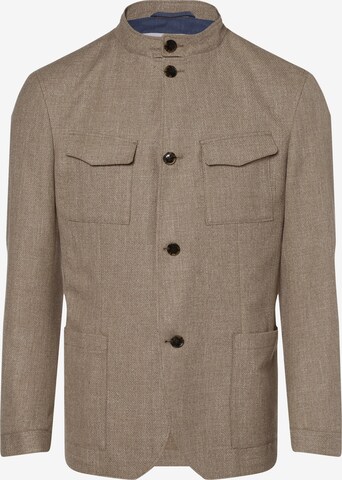 Andrew James Suit Jacket in Beige: front