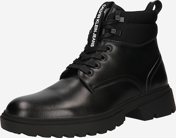 Calvin Klein Jeans Schnürboots in Schwarz: predná strana