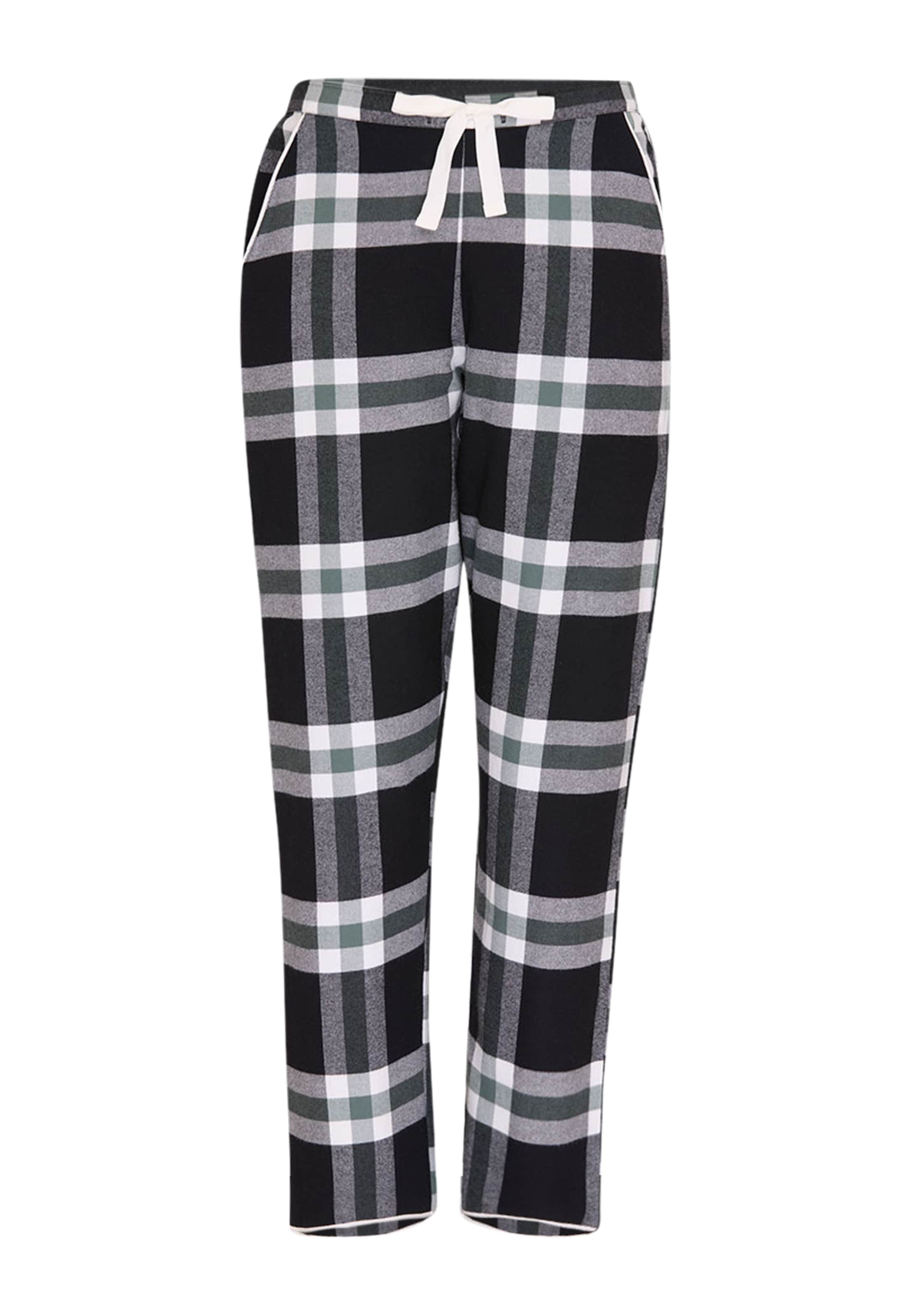 Cyberjammies - Pantalón de pijama 'Polar Drift' en negro: frente