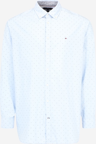 Tommy Hilfiger Big & Tall Button Up Shirt 'OXFORD' in Blue: front