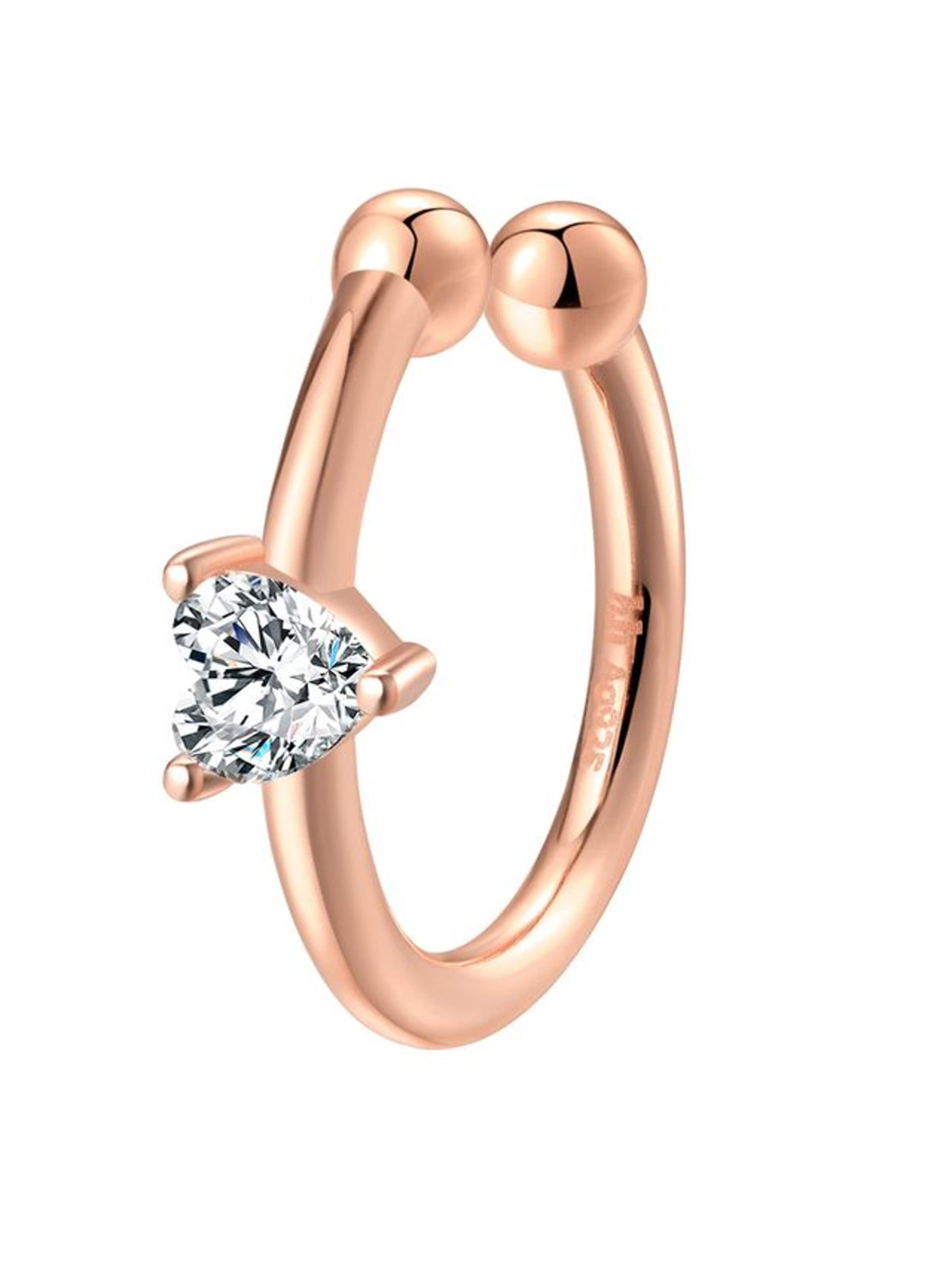 Hey Happiness Earrings 'Amore' in Gold: front